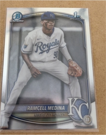 2025 Bowman Chrome #BCP-187 Ramcell Medina — front