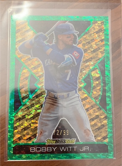2022 Topps Black Gold #72 Bobby Witt Jr. — front