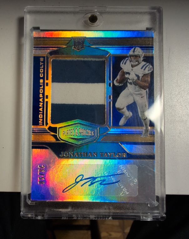 2020 Panini Plates & Patches #Jonathan Taylor — front