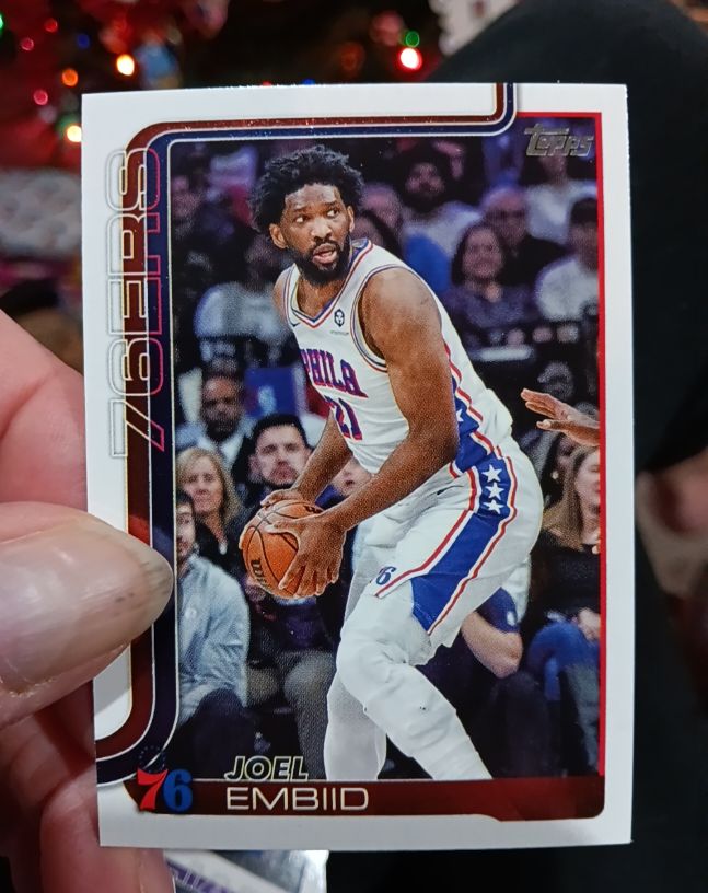 2025-26 Topps #22 Joel Embiid — front
