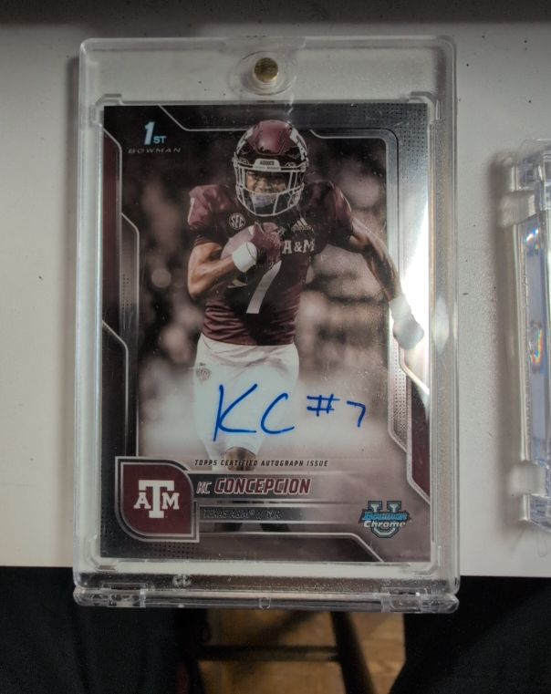 2025 Bowman Chrome University #BCA-KCO KC Concepcion — front