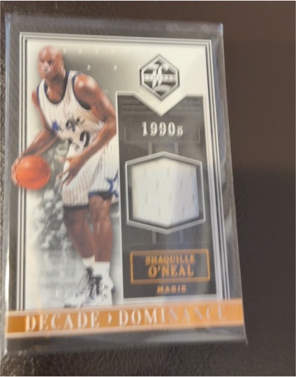 2015-16 Panini Limited Decade Dominance Shaquille O'Neal — front