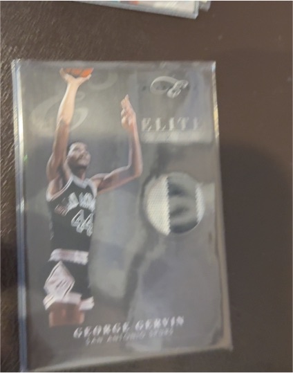 2009 Fleer Elite George Gervin San Antonio Spurs — front