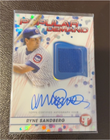 2023 Topps Pristine Popular Demand #DPAR-RS Ryne Sandberg — front