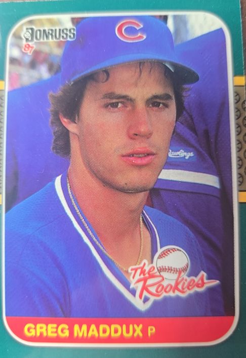 1987 Donruss The Rookies #52 Greg Maddux — front