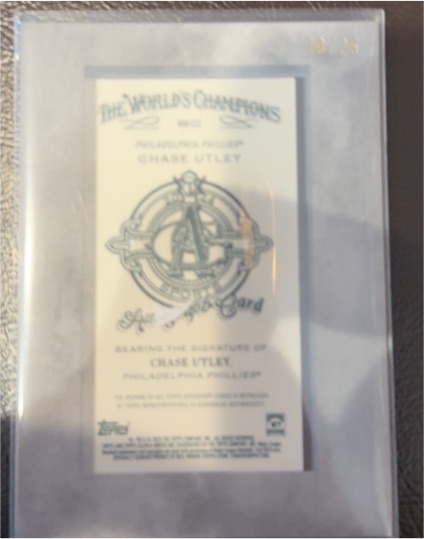 2015 Topps Allen and Ginter Mini NNO Chase Utley — front