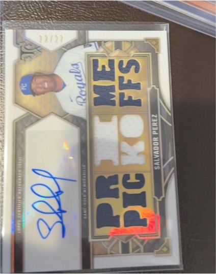 2022 Topps Triple Threads #12 Salvador Perez — front