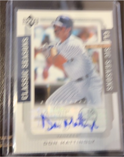 1992 Upper Deck Classic Stars #22 Don Mattingly — front