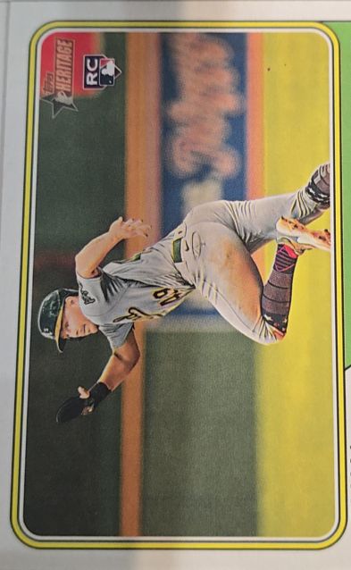 2023 Topps Heritage #RC Oakland Athletics Player — front
