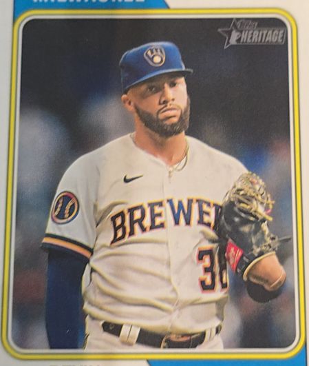 2023 Topps Heritage #656 Devin Williams Milwaukee Brewers — front