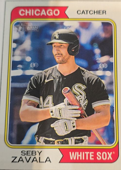 2023 Topps Heritage #596 Seby Zavala — front