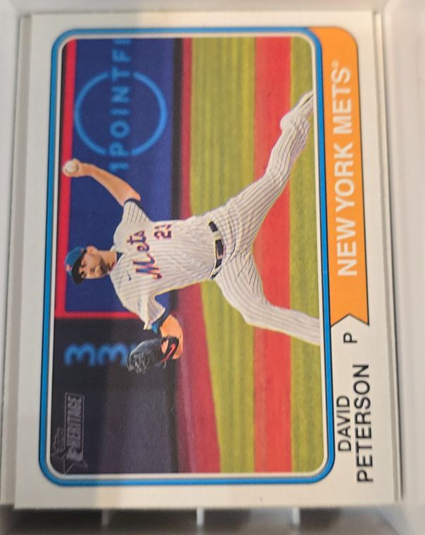 1974 Topps #471 David Peterson — front