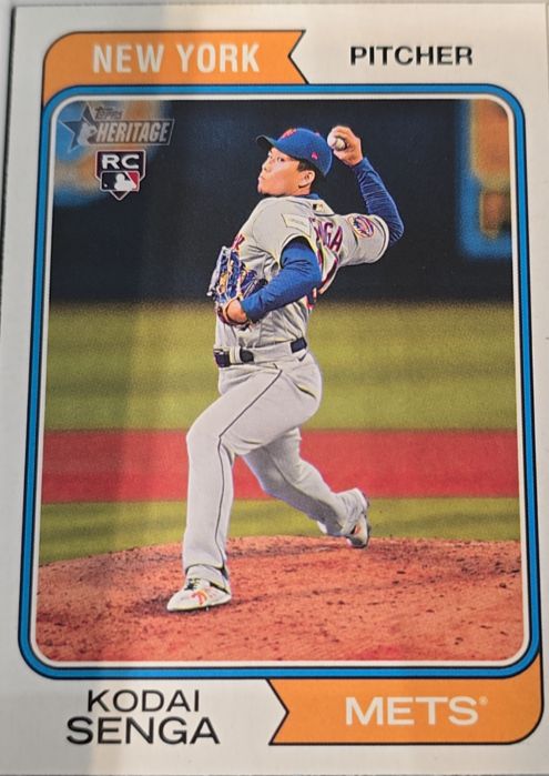 2023 Topps Heritage #622 Kodai Senga — front