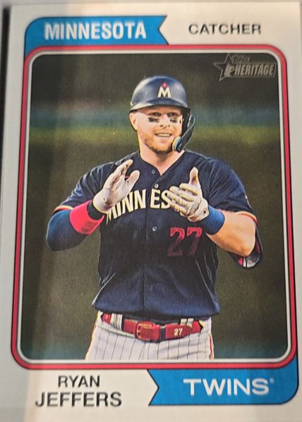 2023 Topps Heritage #659 Ryan Jeffers — front
