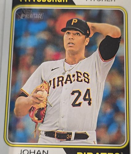 2023 Topps Heritage High Number #674 Johan Oviedo — front