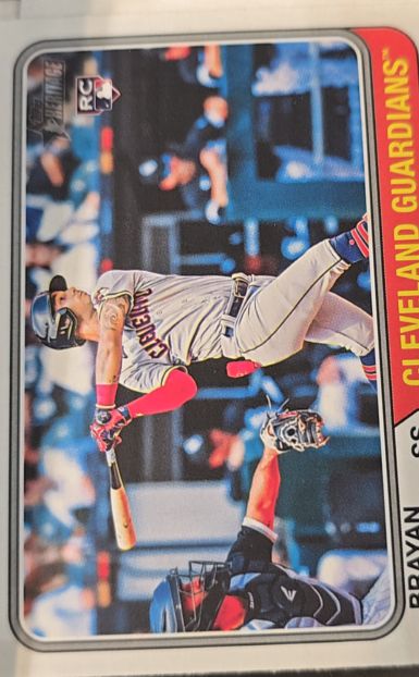2023 Topps Heritage #533 Brayan Rocchio — front