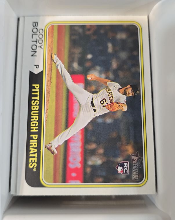 2023 Topps Heritage High Number #607 Cody Bolton — front
