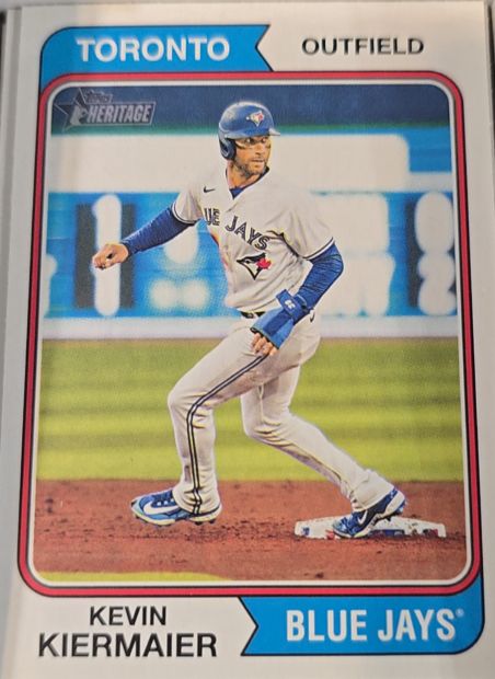 2023 Topps Heritage #619 Kevin Kiermaier — front