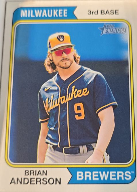 2023 Topps Heritage #692 Brian Anderson — front