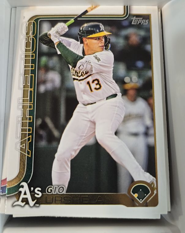 2025 Topps Update #US23 Gio Urshela Oakland Athletics — front