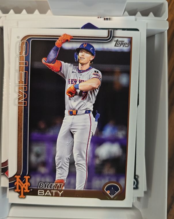 2025 Topps Update #US155 Brett Baty — front