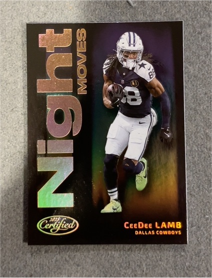 2025 Panini Certified Night Moves #NMS-CEELAMB CeeDee Lamb — front