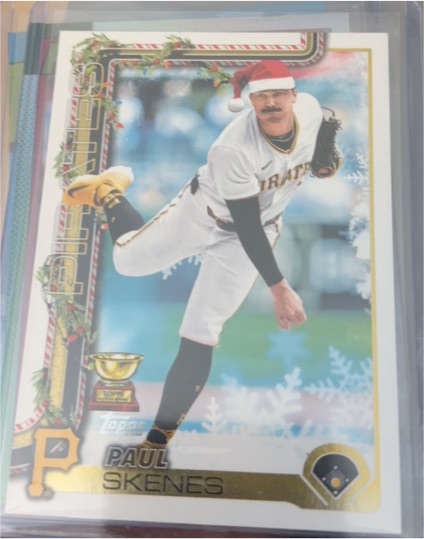 2025 Topps Holiday #H70 Paul Skenes — front