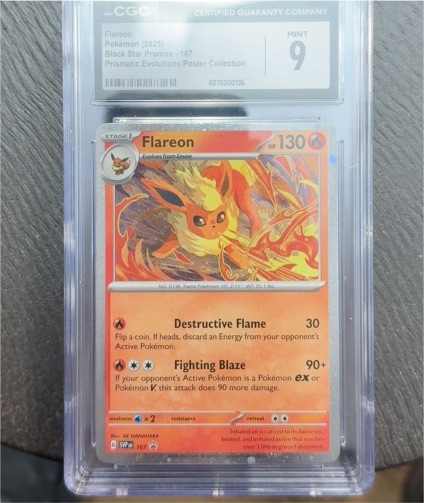 2025 Pokémon Black Star Promo #167 Flareon — front