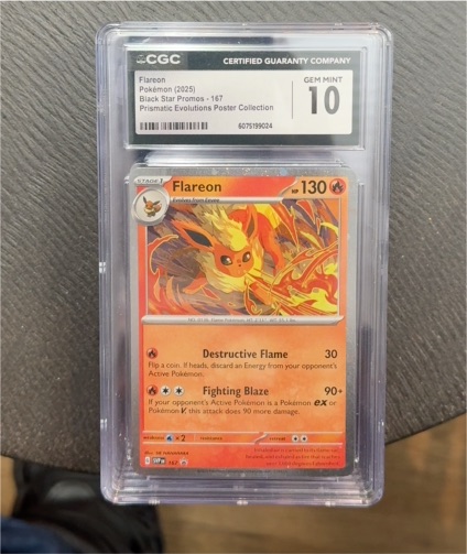 2025 Pokémon Black Star Promos #167 Flareon — front