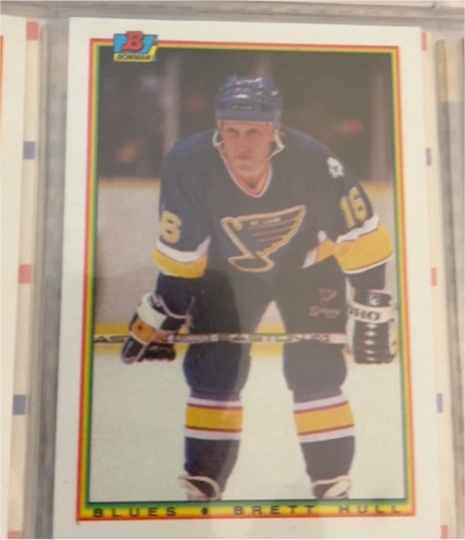 1990-91 Bowman #24 Brett Hull — front