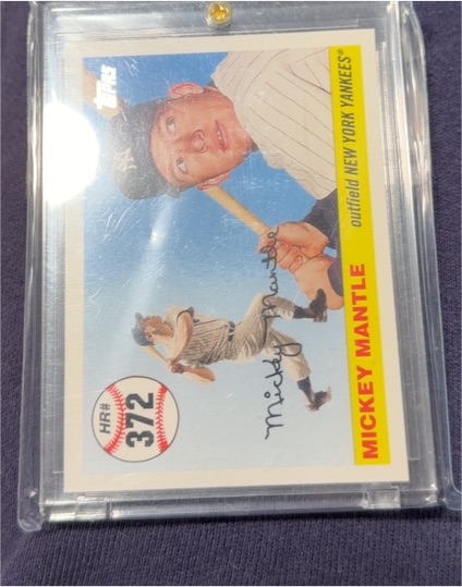 2006 Topps Multi-Year Issue Mickey Mantle Home Run History #MHR372 Mickey Mantle — front