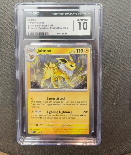 2025 Black Star Promo #169 Jolteon — front
