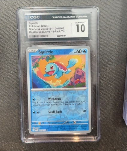 2024 Pokémon Scarlet & Violet 151 #007 Squirtle — front