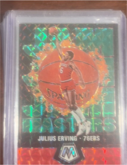 2019-20 Panini Mosaic Jam Masters Prizm #2 Julius Erving — front
