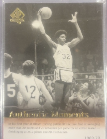 2014-15 SP Authentic Moments #63 Julius Erving — front