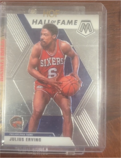 2019-20 Panini Mosaic #288 Julius Erving — front