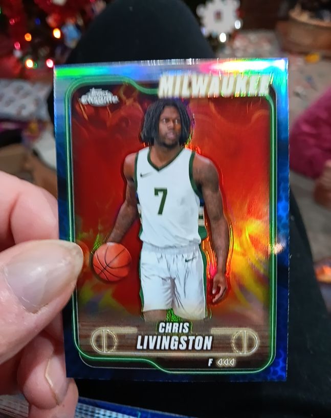 2024-25 Topps Chrome #70 Chris Livingston — front