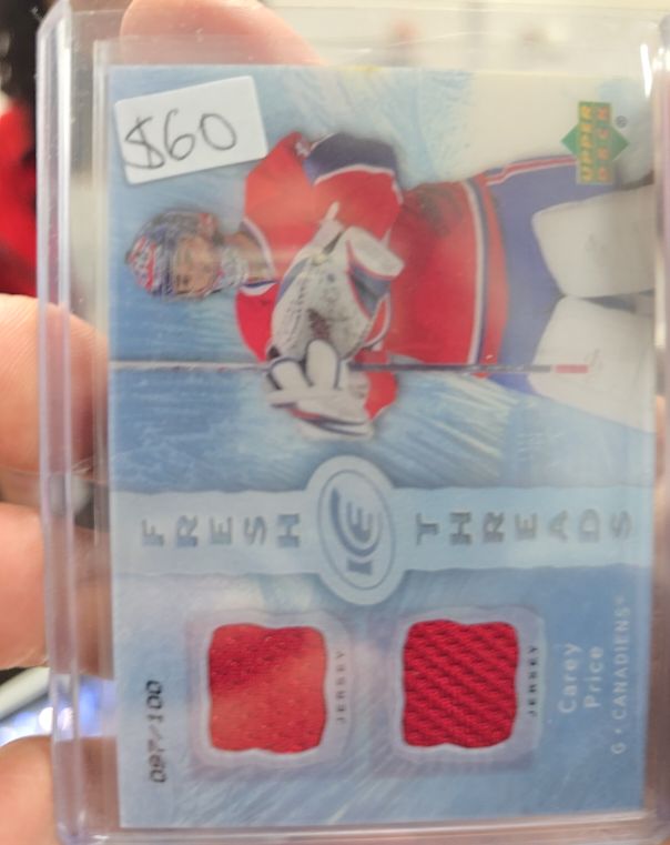 2014-15 Upper Deck Ice Premieres Dual Jersey Carey Price — front