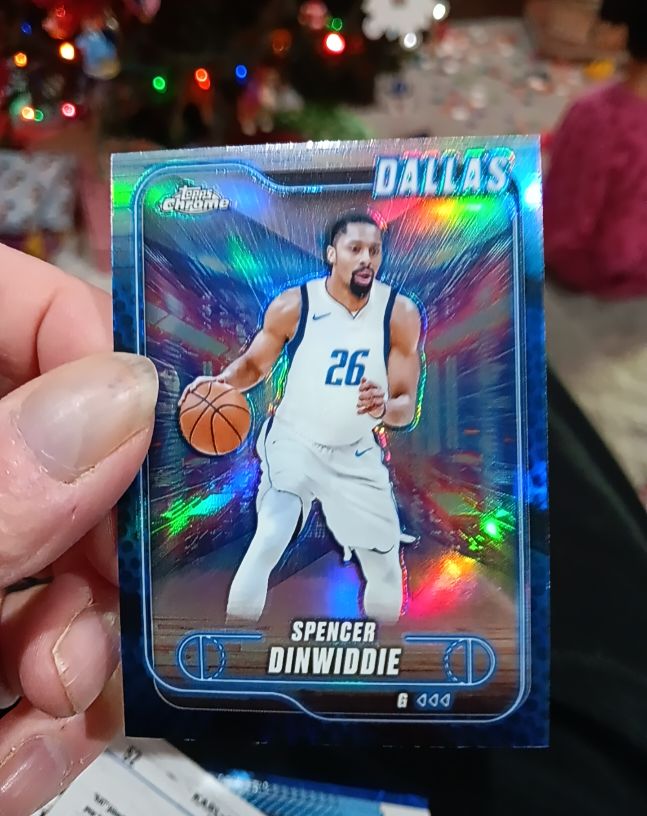 2024-25 Topps Chrome #175 Spencer Dinwiddie — front
