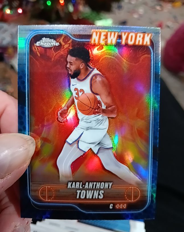 2024-25 Topps Chrome #52 Karl-Anthony Towns — front