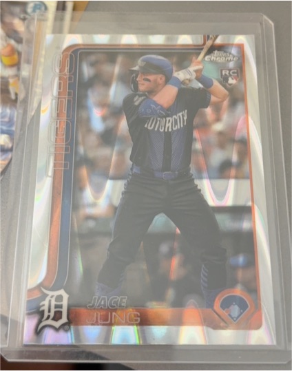 2025 Topps Chrome #225 Jace Jung — front