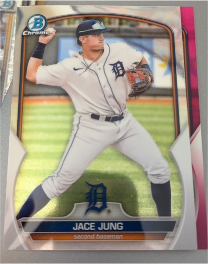 2023 Bowman Chrome Prospects #BCP-53 Jace Jung — front