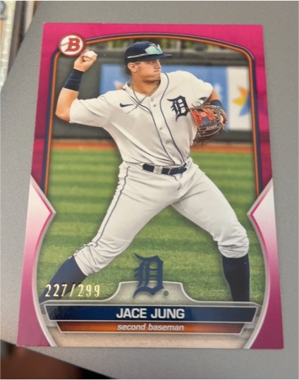 2023 Bowman Prospects #BP-53 Jace Jung — front