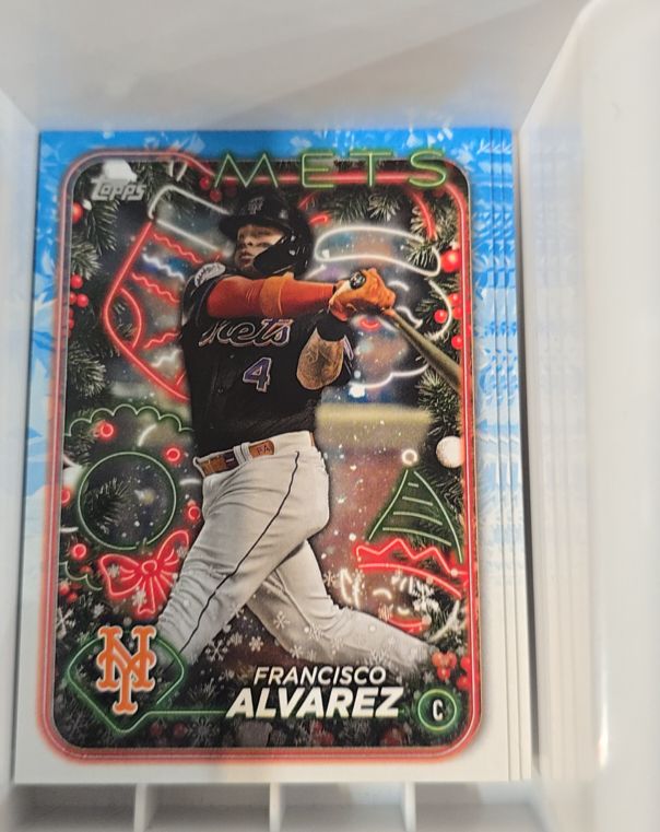 2024 Topps Holiday #H184 Francisco Alvarez — front