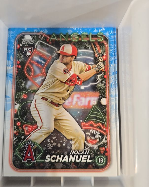 2024 Topps Holiday #H59 Nolan Schanuel — front