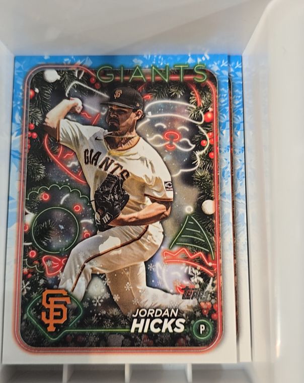 2024 Topps Holiday #H51 Jordan Hicks — front