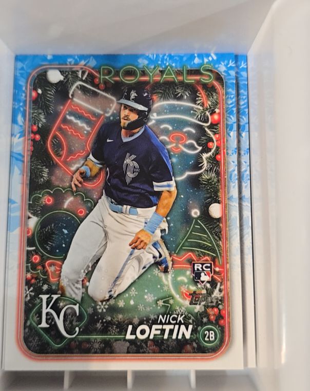2024 Topps Holiday #H30 Nick Loftin — front