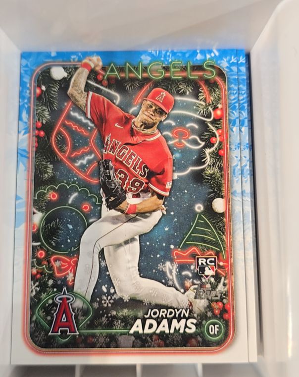 2024 Topps Holiday #H31 Jordyn Adams — front