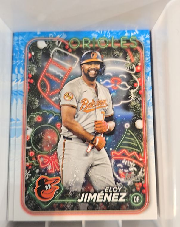 2024 Topps Holiday #H196 Eloy Jiménez — front