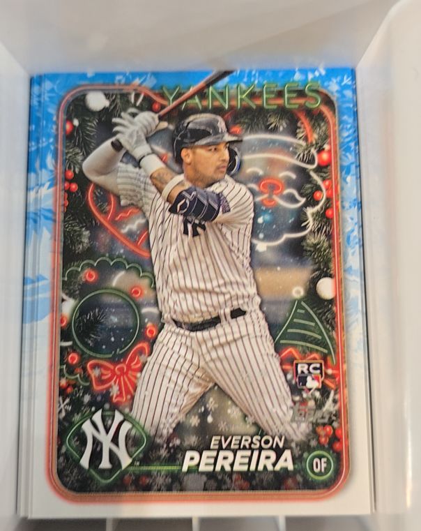 2024 Topps Holiday #H186 Everson Pereira — front
